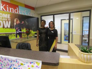 Center City staff, including Assistant Director Shaneka Madden and Director Mina Abdollahi (right), gave many tours during the center’s grand opening celebration.