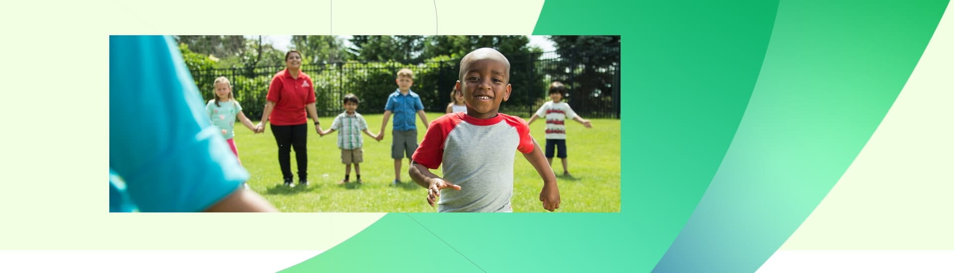 kids playing outside