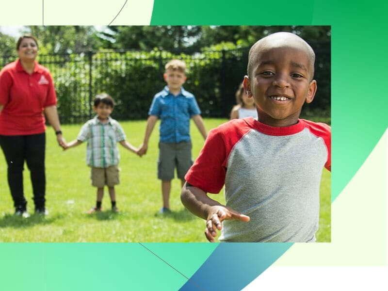 kids playing outside